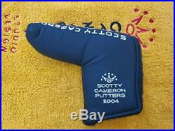 Scotty Cameron Putter 2004 Club Member head cover Headcover with divot tool