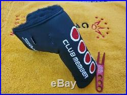 Scotty Cameron Putter 2004 Club Member head cover Headcover with divot tool