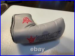 Scotty Cameron Putter Cover 2000 Pro Platinum Red Fill with Divot Tool NEW