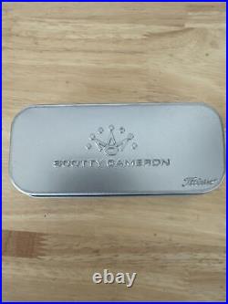 Scotty Cameron Putter Divot Tool In Tin New Silver Dot Tiger Golf