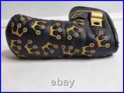 Scotty Cameron Putter Head Cover 2002 Mini Crown Black With Pivot Tool