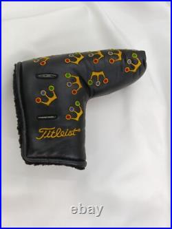 Scotty Cameron Putter Head Cover 2002 Mini Crown Black withTool U25050701
