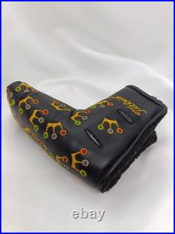 Scotty Cameron Putter Head Cover 2002 Mini Crown Black withTool U25050701
