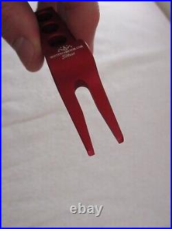 Scotty Cameron Putter Museum Japan Red Scotty Dog Pivot Divot Tool- Nice