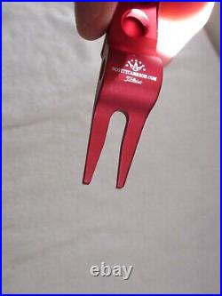 Scotty Cameron Putter Museum Japan Red Scotty Dog Pivot Divot Tool- Nice