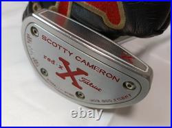 Scotty Cameron Putter RED X2 withHC&Tool RH 34in center shaft U26033001