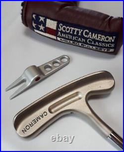 Scotty Cameron Putter Titlist with Head Cover & Repair Tool Authentic