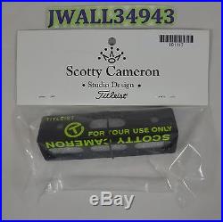 Scotty Cameron Putting Path Tool 2016 Black Lime CT Circle T Titleist New