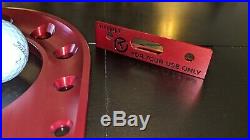 Scotty Cameron RARE Red Milled Putting Cup + 3 balls + Red Putting Path Tool