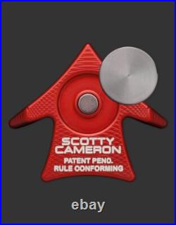 Scotty Cameron Red Aero Alignment Tool Golf Ball Marker Scotty Cameron Red Aero Alignment Tool Golf Ball Marker