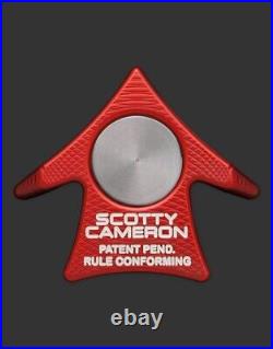 Scotty Cameron Red Aero Alignment Tool Golf Ball Marker