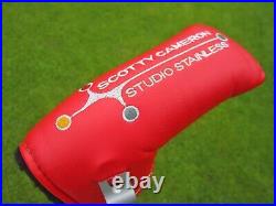 Scotty Cameron Red Studio Stainless CIRCLE T Blade Putter Headcover & Pivot Tool