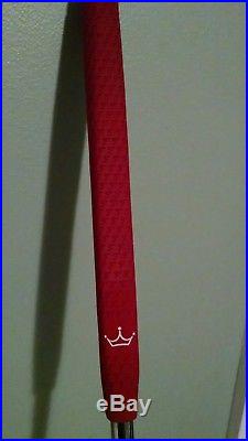 Scotty Cameron Red X2 with Original Red Baby T Grip, Cover, and Divot Tool