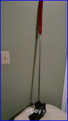 Scotty Cameron Red X2 with Original Red Baby T Grip, Cover, and Divot Tool