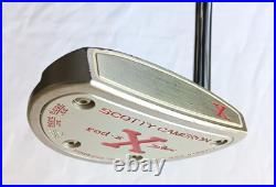 Scotty Cameron Red X Putter 35 Men's RH Original Head Cover & Divot Tool EXC+