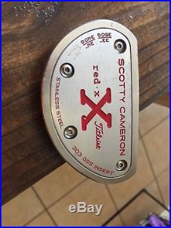 Scotty Cameron Red X Titleist -FREE PUTTER COVER-FREE SC DIVIT TOOL