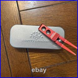 Scotty Cameron Roller Clip Pivot Tool + Case RED For Tour Use Only