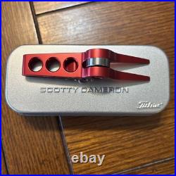 Scotty Cameron Roller Clip Pivot Tool + Case RED For Tour Use Only