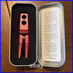 Scotty Cameron Roller Clip Pivot Tool + Case RED For Tour Use Only