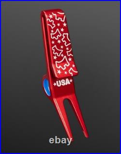 Scotty Cameron Ryder Cup Stars & Scotty Dogs Clip Divot Pivot Tool Bright Ted