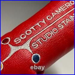 Scotty Cameron STUDIO STAINLESS RED 2002 Headcover With Pivot Tool