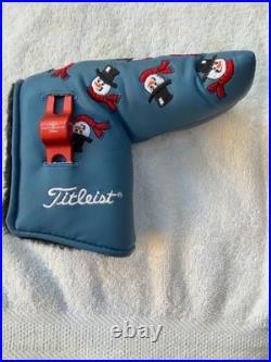 Scotty Cameron Snowman Headcover + OG Red Pivot Divot Tool NEW Never Used Rare