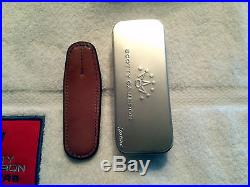 Scotty Cameron Stainless Steel SS Oval Pivot Divot Tool with Brown Leather Holster