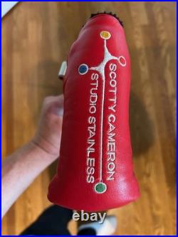 Scotty Cameron Studio Design 3.5 in Blue-Gun Finish with HC and Pivot Tool