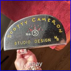 Scotty Cameron Studio Design No. 5 35 Putter Original Cover Divot Tool