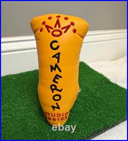 Scotty Cameron Studio Design Orange Blade Putter Headcover with Pivot Divot Tool