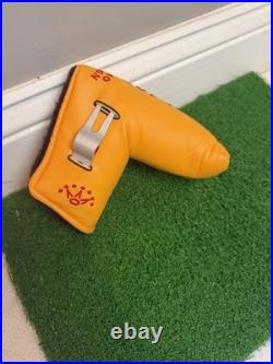 Scotty Cameron Studio Design Orange Blade Putter Headcover with Pivot Divot Tool