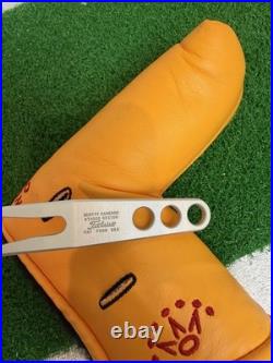 Scotty Cameron Studio Design Orange Blade Putter Headcover with Pivot Divot Tool