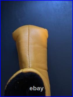 Scotty Cameron Studio Design Putter Headcover Yellow With Divot Repair Tool Scotty Cameron Studio Design Putter Headcover Yellow With Divot Repair Tool