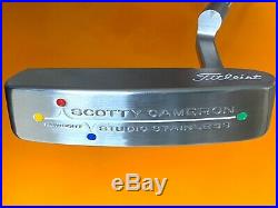 Scotty Cameron Studio Stainless 303 Newport Putter 35 Headcover Pivot Tool