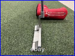 Scotty Cameron Studio Stainless Newport 2 33 350G Putter Original Headcover Tool Scotty Cameron Studio Stainless Newport 2 33 350G Putter Original Headcover Tool