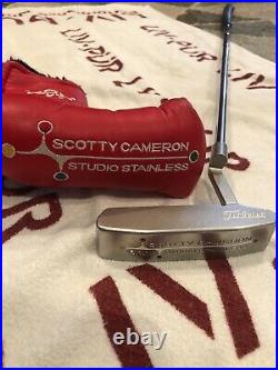 Scotty Cameron Studio Stainless Newport 2 With Headcover & Divot Tool All Original