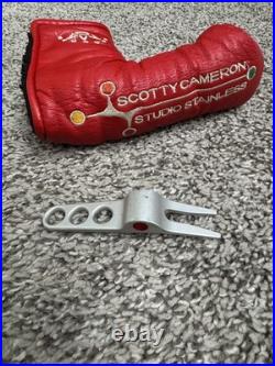 Scotty Cameron Studio Stainless Newport 340g 34in Head with headcover and tool