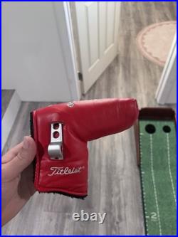 Scotty Cameron Studio Stainless Newport Blade Putter Red Head Cover & Pivot Tool