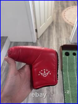 Scotty Cameron Studio Stainless Newport Blade Putter Red Head Cover & Pivot Tool