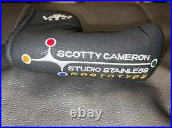 Scotty Cameron Studio Stainless Prototype Black Putter Headcover Pivot Tool