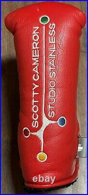 Scotty Cameron Studio Stainless Putter Headcover With Pivot Tool 100% Authentic