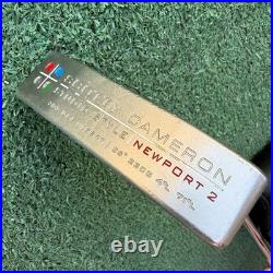 Scotty Cameron Studio Style Newport 2 Putter 303 GSS Insert 35 with Cover & Tool