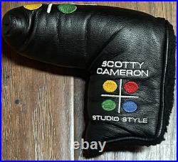 Scotty Cameron Studio Style Putter Headcover With Tool New 100% Authentic