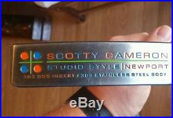 Scotty Cameron Studio Style RH INCLUDES orange wave HC& Pivot tool/ball marker