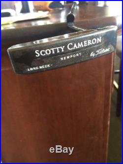 Scotty Cameron TeI3 Teryllium Newport putter with headcover and divot tool
