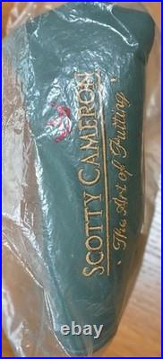 Scotty Cameron The Art of Putting Sage Green Headcover with Gold Pivot Tool Rare Scotty Cameron The Art of Putting Sage Green Headcover with Gold Pivot Tool Rare
