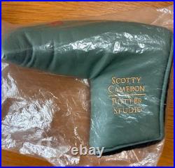 Scotty Cameron The Art of Putting Sage Green Headcover with Gold Pivot Tool Rare