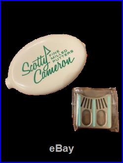 Scotty Cameron Tiffany Green Blue Alignment Tool Ball Marker with Case NEW