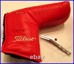 Scotty Cameron Titleist 2002 Red Studio Stainless W Pivot Tool Used Headcover