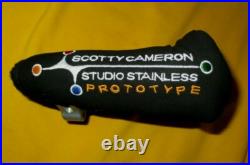 Scotty Cameron Titleist 2003 Prototype Putter Cover Headcover Black Suede W Tool